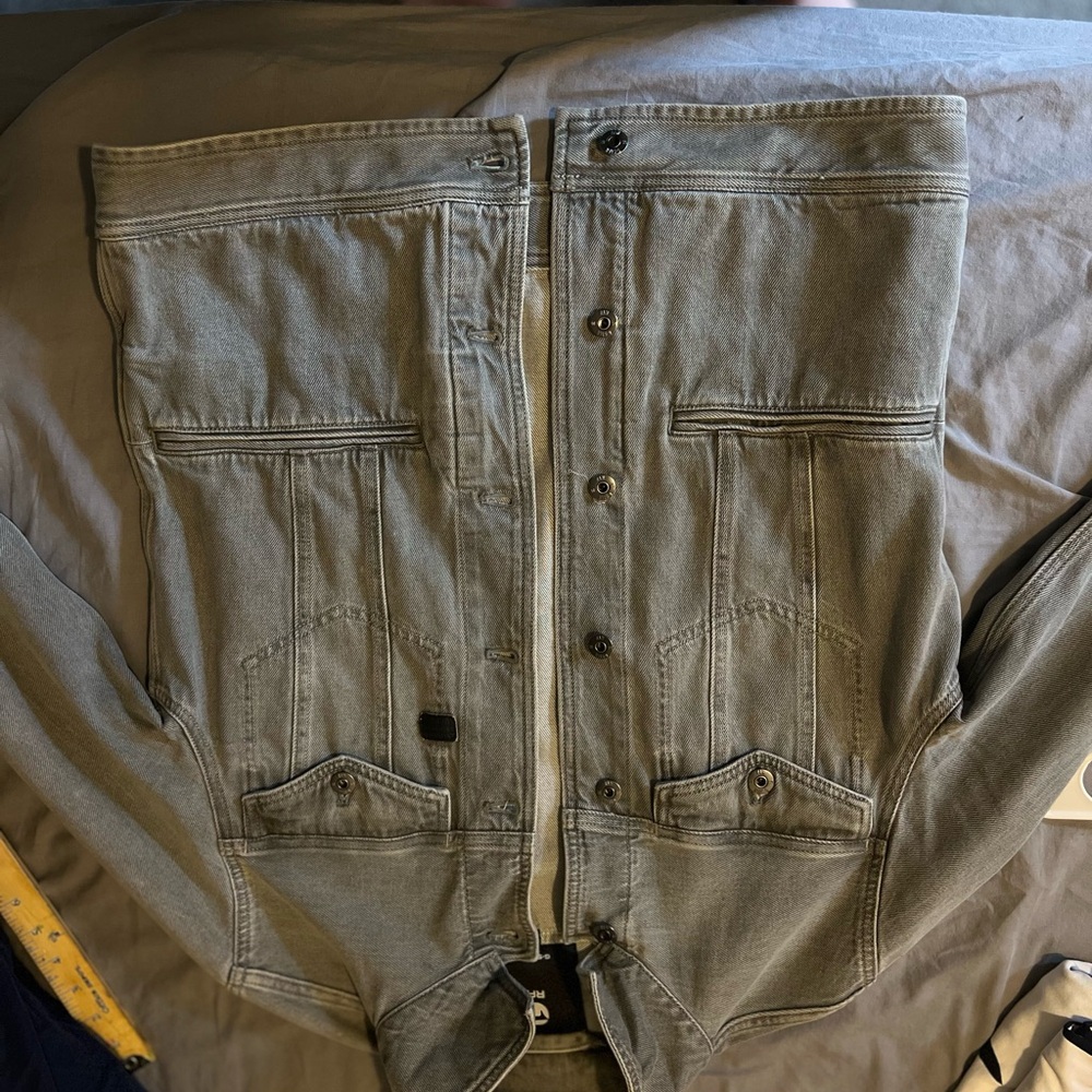 G-Star Gray Lightweight Utility Jacket